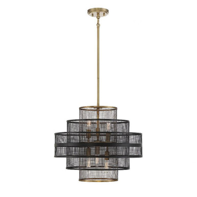 Kelvin 6 Light Large Pendant by Savoy House - 7-1927-6-143