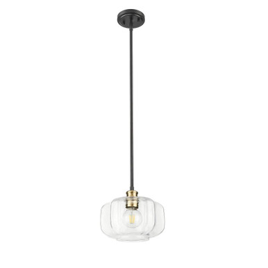 Oxley 1 Light Pendant 8.75 Inch Tall and 10 Inch Wide by Acclaim - IN20033BK