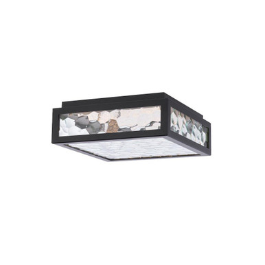 Hawthorne 19.82W 4 LED Flush Mount 5 Inch Tall and 13 Inch Wide by dweLED - FM-W33113-BK