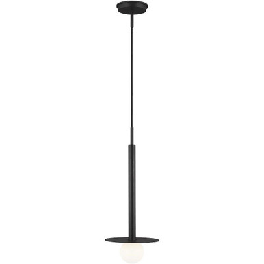 Nodes 1 Light Short Pendant 20 Inch Tall by Visual Comfort Studio - KP1001MBK