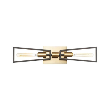 Wings 2 Light Wall Sconce by Maxim - 11652BKSBR