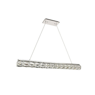 Valetta 1 LED Light Crystal Chandelier by Elegant - 3501d42c