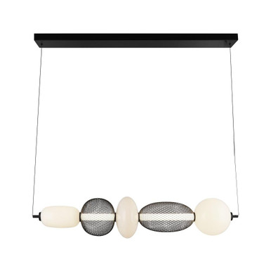 Ace 32W 1 LED Island 9.1 Inch Tall and 43.9 Inch Wide by Artcraft - AC7462BK