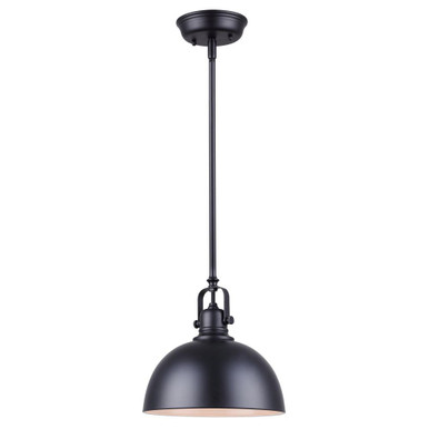 Polo 1 Light Small Pendant 59.75 Inch Tall by Canarm Inc - IPL222B01BK