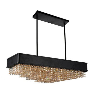 Medina 10 Light Large Linear Chandelier by CWI - 5687P32-20-101