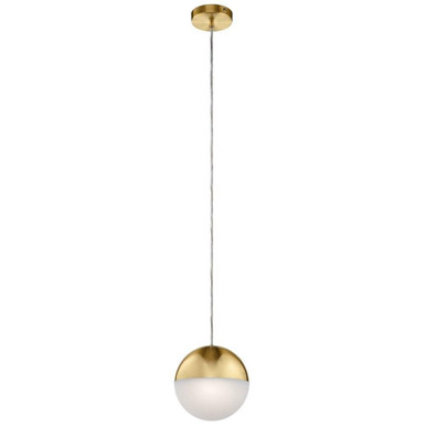 Moonlit 17 Watt 1 LED Light Small Pendant by Elan - 83854CGWH