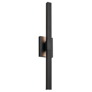 Nocar 38W 1 LED Large Outdoor Wall Lantern by Kichler - 59145BKT