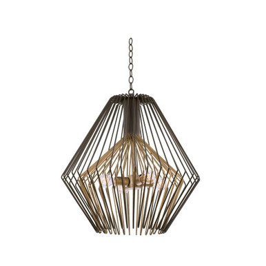 Metro I 4 Light Large Pendant by Kalco - 502252BZG