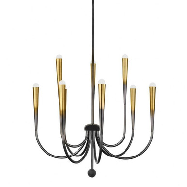 Adley 9 Light Chandelier 39 Inch Tall and 39.75 Inch Wide by Hudson Valley - CB3849-GB