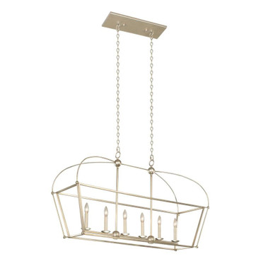Sutter 6 Light Medium Medium Island Pendant by Kalco - 509360WS