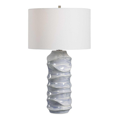 Waves 1 Light Table Lamp 16 inches wide by 16 inches deep by Uttermost - 28467