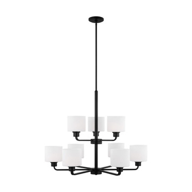 Canfield 9 Light Chandelier 26 x 31.38 Inch W by Generation - 3128809-112