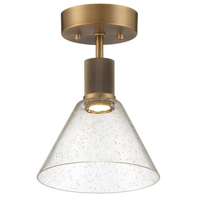 Port Nine 9W 1 LED 8 Inch Wide Semi Flush Mount by Access - 63146LEDD-ABB