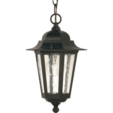 Cornerstone 1 Light Outdoor Hanging Lantern by Nuvo - 60/3476