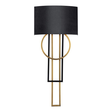 Sartre 2 Light LED Wall Sconce by Modern Forms - WS-80332-BK/AB