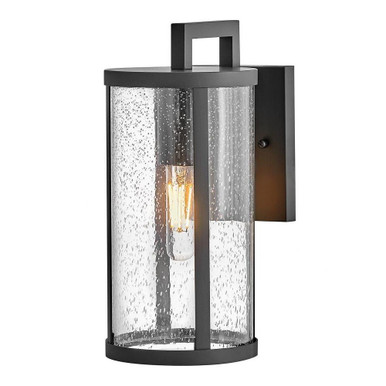Alfie 12W 1 LED Light Small Outdoor Wall Lantern by Lark - 82050BK