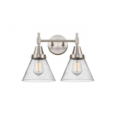Caden 2 Light Vanity Light 11.38 Inch Tall by Innovations - 447-2W-SN-G44