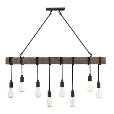 Burgess 8 Light Mini Linear Pendant by Savoy House - 1-990-8-41