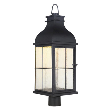 Vincent 10W 1 LED Outdoor Large Post Lantern 9 x 26.75 inches by Craftmade - ZA1825