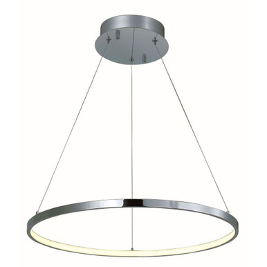 Hoops 13.3W 1 LED Large Pendant by ET2 - E22713-PC