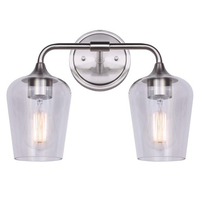 Conall 2 Light Vanity Light by Canarm - IVL1102A02BN