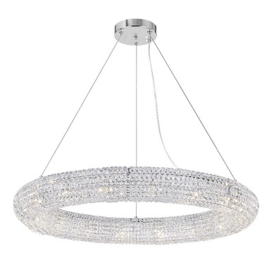 Veronique 16 Light Oversized Chandelier by CWI - 1057P40-16-601