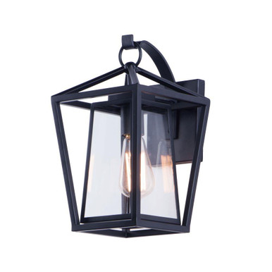 Artisan 1 Light Outdoor Wall Lantern 14 Inch Tall by Maxim - 3174CLBK