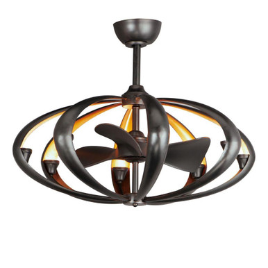 Ambience 48W 8 LED WiFi enabled Fandelight in Modern style by Maxim - 61009BZGLD