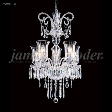 Venetian Five Light Large Crystal Pendant by James Moder - 962555VC