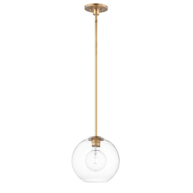 Branch 1 Light Small Pendant 11 Inch Tall by Maxim - 38419CLNAB