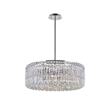 Colosseum 10 Light Medium Chandelier by CWI - 8006P24C-R