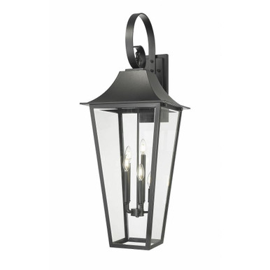 Gannon 5 Light Outdoor Wall Lantern by Z Lite - 5008XXL-BK