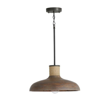 Jacob 1 Light Large Pendant 17 Inch Wide by Capital - 340312YG