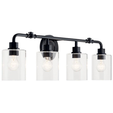 Gunnison Four Light Vanity Light by Kichler - 45667BK