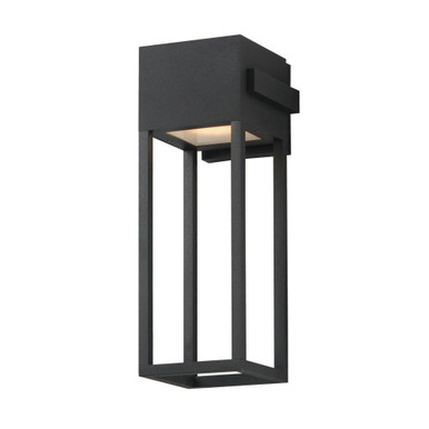 Strand VX 16W 1 LED Outdoor Wall Mount 18 Inch Tall X 7 Inch Wide by Maxim - 40674BK