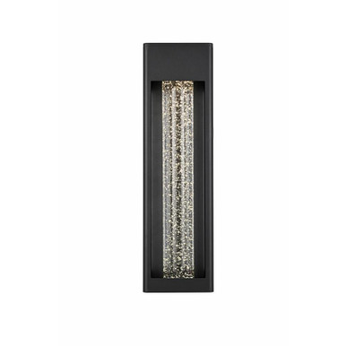 Amaris 11W 1 LED Outdoor Wall Mount 19 Inch Tall X 5.5 Inch Wide by Elegant - OD604W19BK