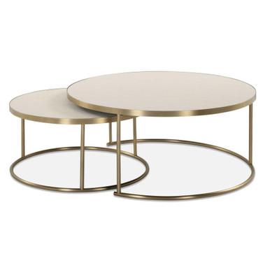 Aragon Coffee Table (Set of 2) 17.5 Inch Tall and 40 Inch Wide by Uttermost - 50370