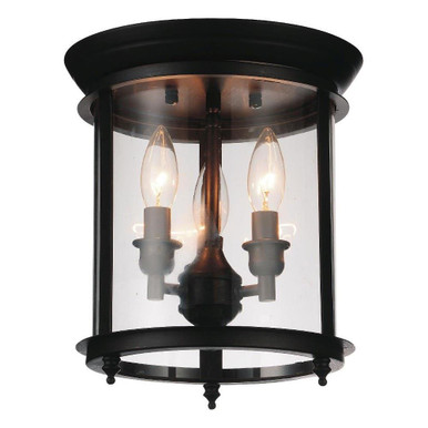Desire 3 Light 9 Inch Wide Flush Mount by CWI - 9809C10-3-109