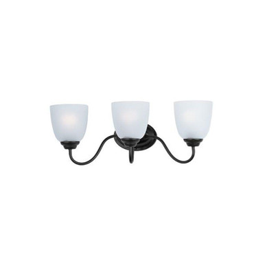 Stefan Three Light Vanity Light by Maxim - 10073FTBK