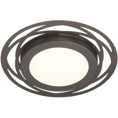Edge Lit 14W 1 LED 11.5 Inch Wide Flush Mount by Designers Fountain - led1277-sb