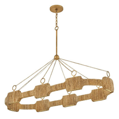 Raffi 30 LED Linear Chandelier 36.5 x 52 Inches Wide by Hinkley - 34107BNG