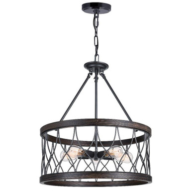 Amazon 5 Light Medium Linear Chandelier by CWI - 9966P23-5-242-A