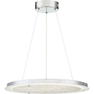 Blaze 20W 1 LED Large Pendant by Quoizel - PCBZ2820C
