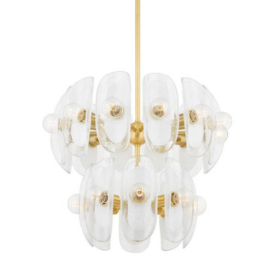 Hilo 20 Light Large Chandelier by Hudson Valley - 9131-AGB