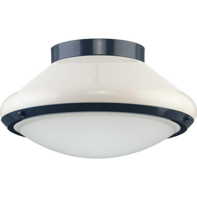 Puffin 1 Light Flush Mount 6.5 Inch Tall and 12 Inch Wide by Progress - A350008-213