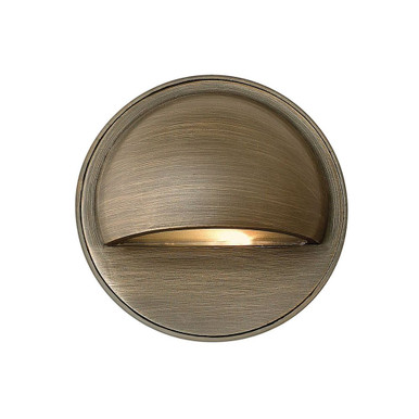 Hardy Island Round Eyebrow Low Voltage 1 Light Deck/Step Lamp by Hinkley - 16801