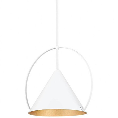 Mari 1 Light Pendant 15.25 Inches Tall and 18 Inches Wide by Troy - F1818-GL/SWH