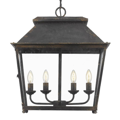 Abingdon 4 Light Large Pendant by Golden - 0804-4P