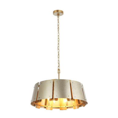 Peep Show 5 Light Pendant 17 Inch Tall and 24 Inch Wide By Varaluz - 518P05SSBS