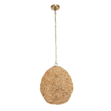 Kauri 1 Light Pendant 20 Inch Tall and 18 Inch Wide by uttermost - 21612